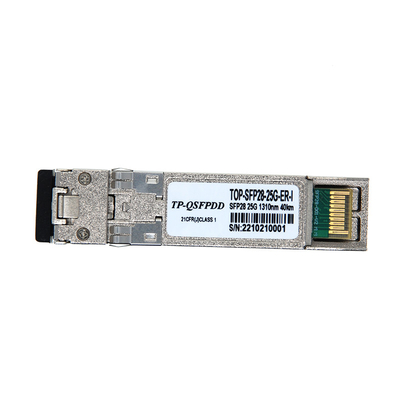トップ トランス MSA および TAA 25GBase-ER SFP28 トランシーバー SMF 1310nm 40km LC DOM