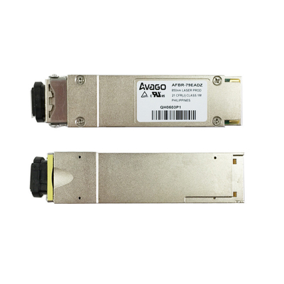 40G QSFP+ SR4 850nm 150m MTP/MPOのマルチモード・ファイバ光学モジュールのAvagoのブランド