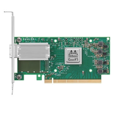 NVIDIA Mellanox MCX515A-CCAT 100GbE QSFP28の港PCIe3.0 X16 ConnectX-5のイーサネット カード