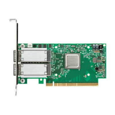 Mellanox ConnectX-6 25GbE デュアルポート SFP28 PCIe 4.0 X 8 新規ネットワークアダプターカード（トールブラケット付き）イーサネットインターフェース PCIe4.0