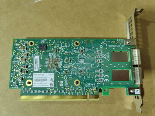 Mellanox MCX623106AC-CDAT デュアルポート QSFP56 PCIe 4.0 X16 ConnectX-6 Dx EN アダプターカード 100G イーサネット ネットワーク 有線 外部