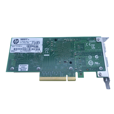 RoHS FCCのイーサネット サーバー アダプターHPのイーサネット10Gb 2p 560SFP+ Adptr