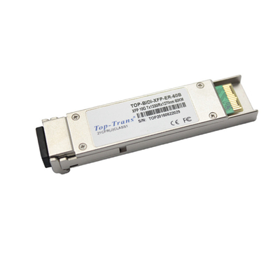 Toptrans 60Km 10G SFPモジュール10G SFP+ BIDI TX 1330nm RX 1270nm
