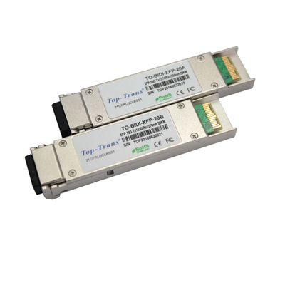 20Km 10G SFPモジュール1270nm 1330nm 10GBASE-BX XFP MSA RoHS