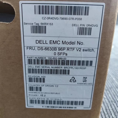 DS-6630B DELL EMC CONNECTRIX 32GB FCスイッチ128は48左舷基盤を左舷に取る