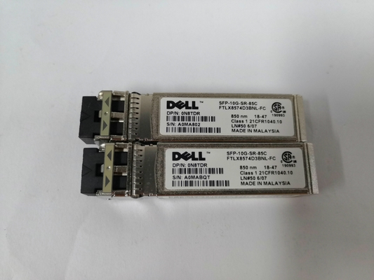 0N8TDR DellのトランシーバーSFP+ 10GbEのSR 850nm 300m複式アパートLC