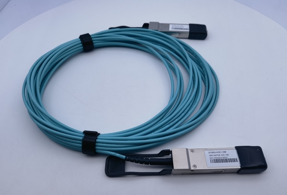 互換性がある100G QSFP28 AOC繊維パッチ ケーブル10M AOC-Q-Q-100G-10Mののぎ