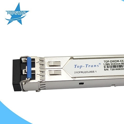 ホットプラグ対応1.25G DWDM SFP複式アパートLC SFPの光学トランシーバー80Km
