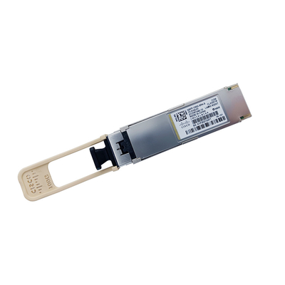 MPO-12コネクターが付いているCisco QSFP-100G-SR4-S 10-3142-01 QSFP28 100G SR4 100m OM4 MMFの光学モジュール