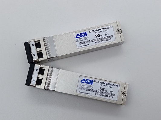 互換性のある AOI A7ELXD24EDMA0609 SFP+ DWDM デュアル LC 10G SMF 40km トランシーバー