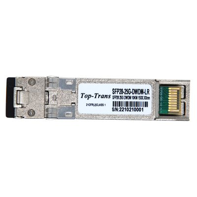 DWDM 光モジュール 25G SFP28 トランシーバー SMF 1270nmTx / 1330nmRx 10km LC DOM