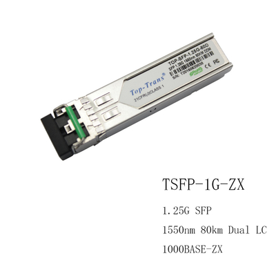 単モードパロ・アルトPAN-SFP-ZXギガビットのイーサネットSFPモジュール1550nm 80KM