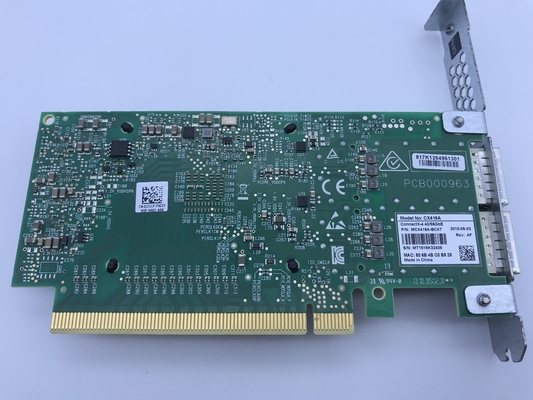Mellanox MCX416A-BCAT 40/56GbEのデュアル ポートQSFP28アダプターPCIe3.0 X16
