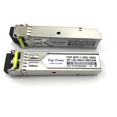 単モード杜松SFP-1GE-EZX-160 1.25G SFPのトランシーバー1550nm 160km
