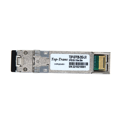 元のAvago 25GBASE-LR SFP28 1310nm 10km LC SMFの光学トランシーバー モジュール