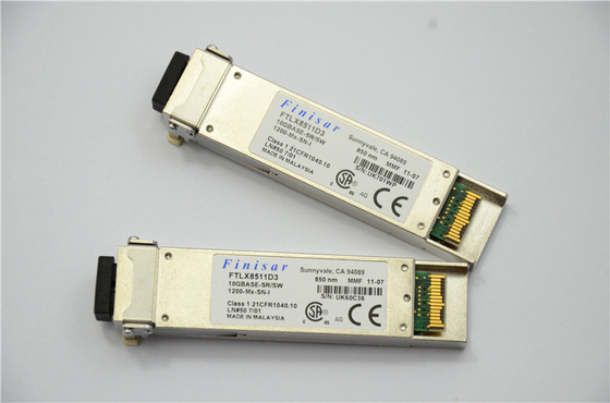 10GBASE-SR/SW 10GのイーサネットのためのFinisar FTLX8511D3 850nm XFPの光学トランシーバー