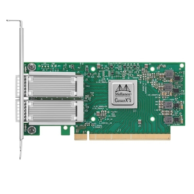 Mellanox MCX516A-CDAT 100GbE ConnectX-5 CX516Aのデュアル ポートのネットワーク・アダプタQSFP28