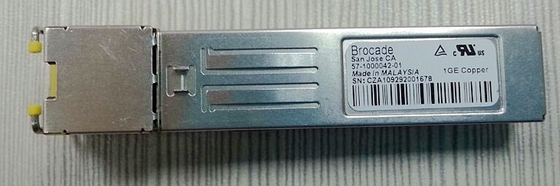 ブロケード57-1000042-01 XBR-000190 SFPのトランシーバー1Gの銅1000BSAE-T RJ45の光学モジュール