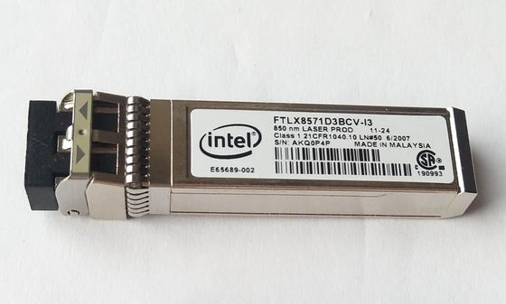 InteI FTLX8571D3BCV-I3 10GBASE-SR 850nm SFP+の光学トランシーバー モジュール