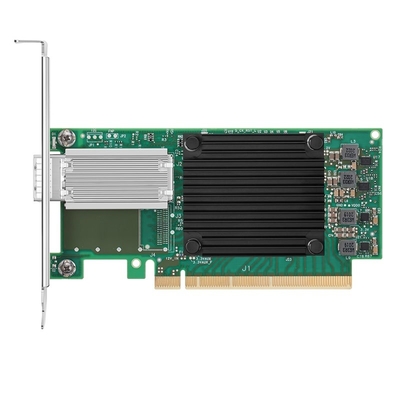 NVIDIA Mellanox MCX515A-CCAT 100GbE QSFP28の港PCIe3.0 X16 ConnectX-5のイーサネット カード