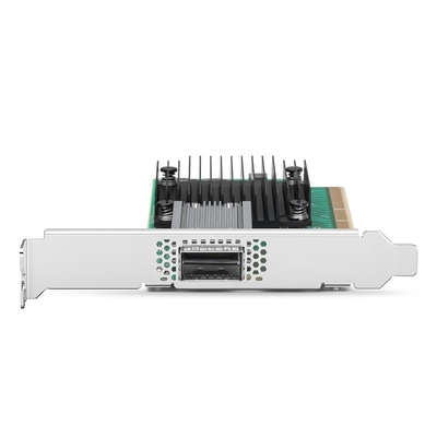 NVIDIA Mellanox MCX515A-CCAT 100GbE QSFP28の港PCIe3.0 X16 ConnectX-5のイーサネット カード