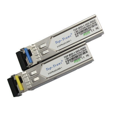 Cisco GLC-BX-20U 1.25G BIDI SFP 1310nm 1550nm 20km SMF単信LCのトランシーバー