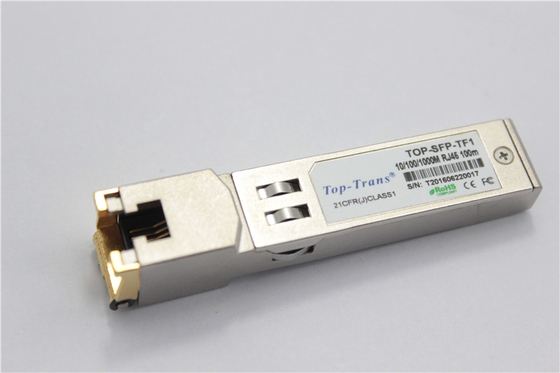 銅RJ45 SFP 1GbE 1000BASE-TのトランシーバーMellanox MC3208411-T