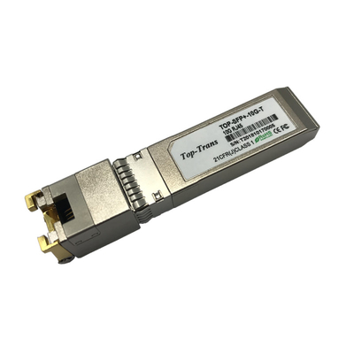 Mellanox MFM1T02A-T 10GBASE-Tの多用性がある10G銅RJ45 SFP+のトランシーバー