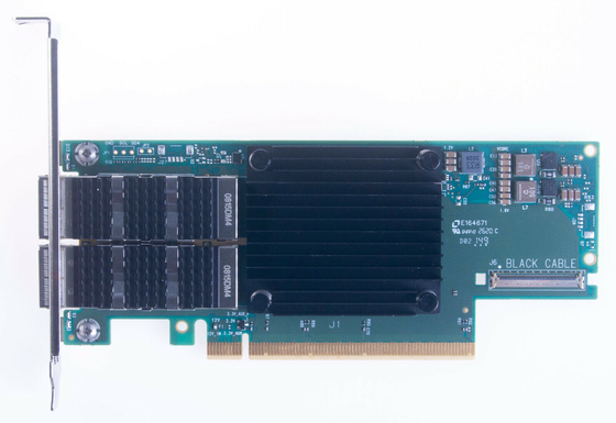 Mellanox MCX653106A-ECAT HPE P24249-001 InfiniBand HDR 100GbE QSFP56 PCIeのアダプターNIC