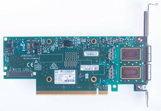 Mellanox MCX653106A-ECAT HPE P24249-001 InfiniBand HDR 100GbE QSFP56 PCIeのアダプターNIC