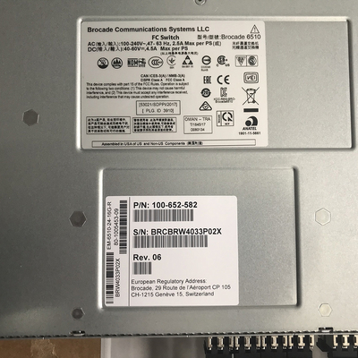 G6520 G6520繊維チャネルのブロケードSANスイッチ多用性があるXBR-R000162 \