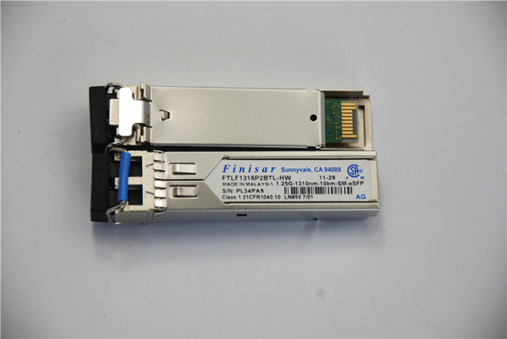 Sfp FTLF1318P2BTL-HW ファイナサー光接送機モジュール 1.25G 1310nm 10KM 光ファイバーパッチコード