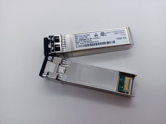 ブロケード 57-0000075-01 XBR-000180 オプティックトランシーバー 10G-SR MMF SFP+ - LC 300m 850nm DDM モジュール