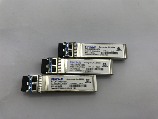オリジナル・フィニサール FTLX1471D3BCV モジュール 10G ダブル・レート10km SFP+ 10km SFP+ オプティカル・トランシーバー