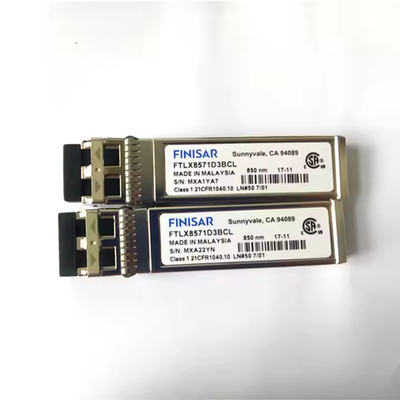 Finisar FTLX8571D3BCL 10Gb/s 850nm マルチモードデータコム SFP+ トランシーバー 10G イーサネット MPO POE 4G互換性SM