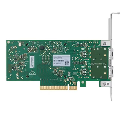 Mellanox MCX512A-ADAT ConnectX-5 デュアル 25GbE SFP28 PCIe 4.0 X8 アダプターカード 高性能光ファイバーアダプター 低ファイバー向け