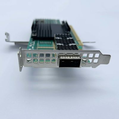 Mellanox ConnectX-6 VPI MCX653105A-ECAT サーバーアダプタ 100GbE インフィニバンド EDR HDR100 シングル QSFP56 PCIe 4.0 X 16 ネットワークカード