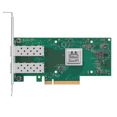 Mellanox Connectx-5 3.0x8 25Gbit デュアル SFP28 PCIe ネットワークアダプター拡張カード MCX512A-ACAT 製品タイプ 光ファイバー機器