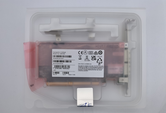 Mellanox MCX516A-CCAT オリジナルブランド ConnectX-5 EN ネットワーク 100GbE デュアルポート QSFP28 PCIe3.0 X 16 光ファイバー機器 PCIe3.0 X