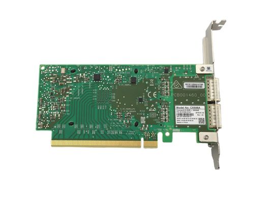イーサネットネットワークインターフェースカード PCIe 3.0 X16 ホストインターフェース EDR InfiniBand および 100GbE デュアルポート QSFP28 Mellanox MCX556A-ECAT