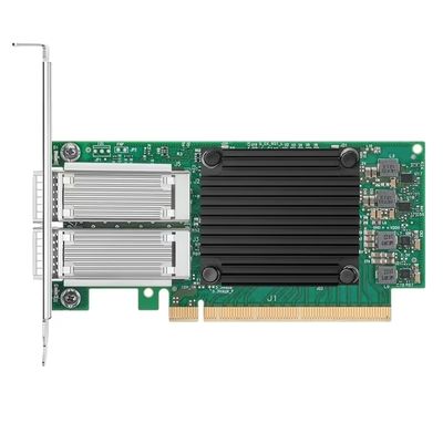 Mellanox Original MCX516A-GCAT ConnectX-5 EN アダプターカード 50GbE ネットワークインターフェース PCIe3.0 X16 (PCI および WiFi インターフェース付き)