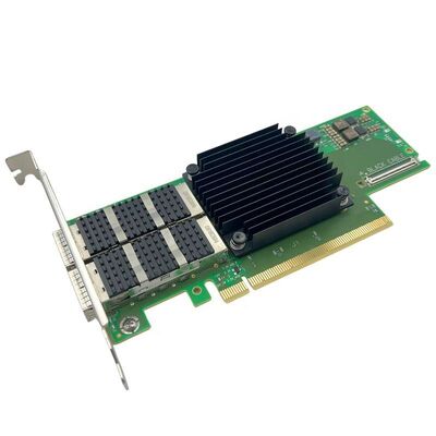 NVIDIA ConnectX-6シリーズ イーサネットアダプター MCX653106A-EFAT PCIe4.0 X16 内部ダブルポート 100Gb/s QSFP56 サーバーストック