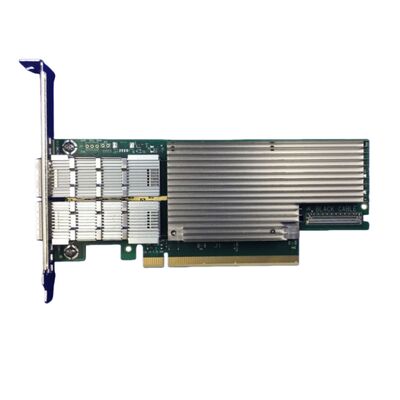 NVIDIA Connect-6 VPIシリーズ MCX654106A-HCAT イーサネットネットワークインターフェイスカード PCIe 3.0x16 双ポート 200Gb/s QSFP56 サーバー
