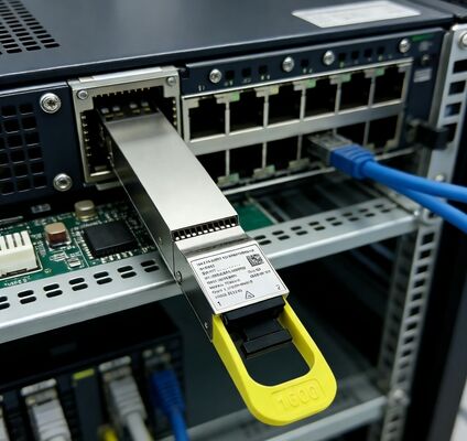 MMS4A00 1600Gbps 2xDR4 ツインポート OSFP 2xMPO 1310nm シングルモードトランシーバー 500M オプティカルモジュール