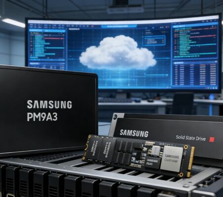 Samsung MZQL23T8HCLS-00B7C 3.84TB エンタープライズSSD PCIe 4.0 U.2 NVMe 1.4 サーバーデータセンター用