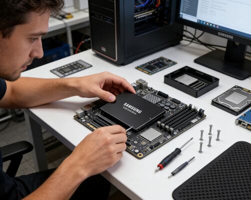 Samsung MZQLB7T6HALA-00W07 7.68TB PCIe 3.0 NVMe U.2 エンタープライズ SSD サーバーデータセンター用