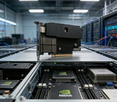 NVIDIA BlueField-3 B3240 900-9D3B6-00CN-AB0 DPU 16アームコア 32GB DDR5 2x400GbE QSFP112 PCIe Gen5 x16 FHHL 消極冷却データ処理ユニット