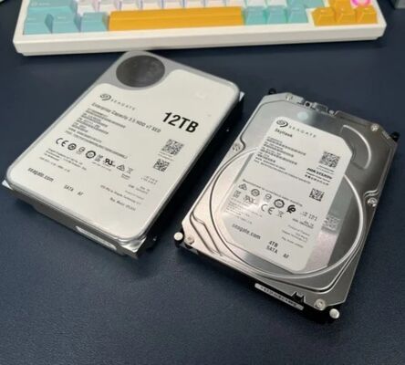 シーゲート エキソス X18 ST12000NM000J 12TB 内部ハードドライブ 7200 RPM 256MB キャッシュ SATA 6Gb/s CMR エンタープライズ HDD 24/7 サーバーストレージ