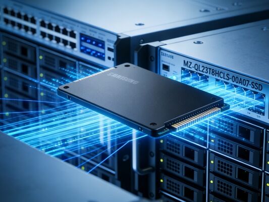 オリジナル Samsung 3.84TB U.2 SSD MZQL23T8HCLS-00A07 PCIe 4.0 NVMe TLC エンタープライズ SSD (サーバー・クラウドストレージ用)