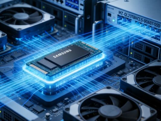 オリジナル Samsung 3.84TB U.2 SSD MZQL23T8HCLS-00A07 PCIe 4.0 NVMe TLC エンタープライズ SSD (サーバー・クラウドストレージ用)